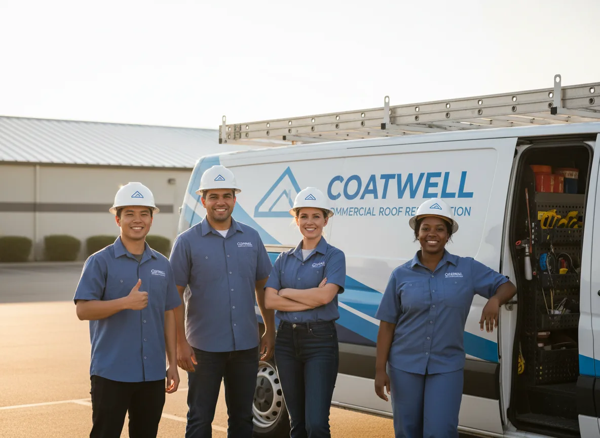 Commercial roof coating company in Dumont, MN